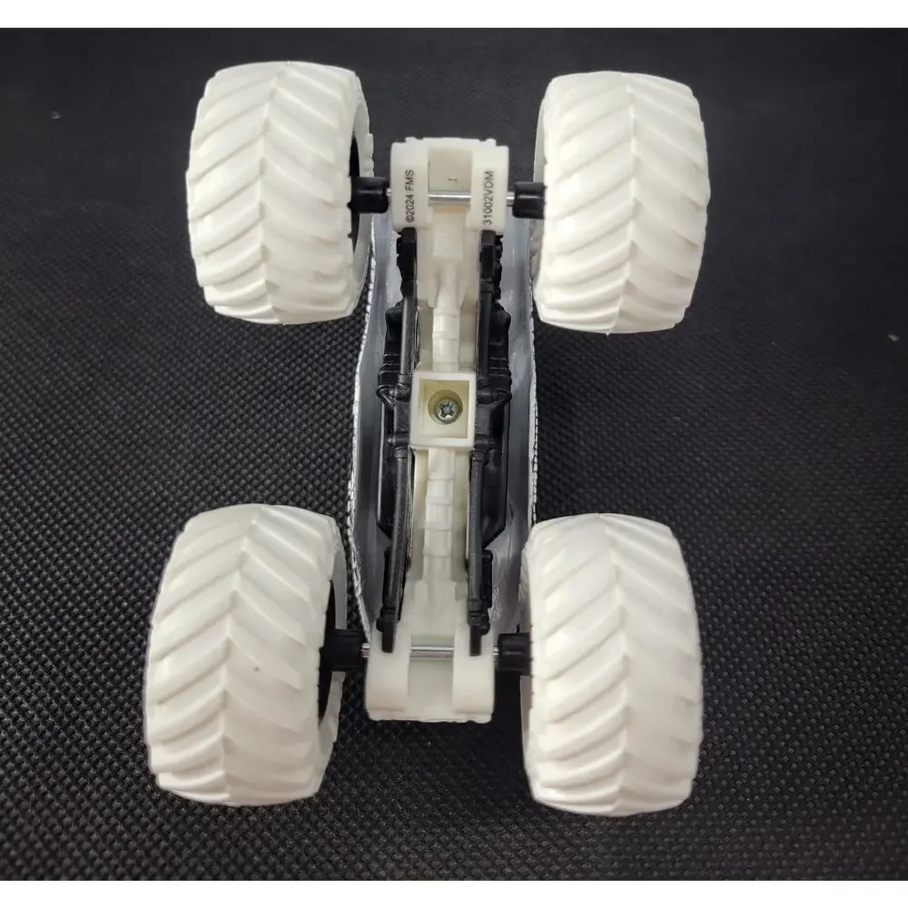 Monster Jam Dragon Loose Truck HTF 1/64 Diecast White Black Wheels Contrast